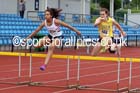 Womens under-20s 400 metres hurdles, Northern Championships, Sport City, Manchester. Photo: David T. Hewitson/Sports for All Pics